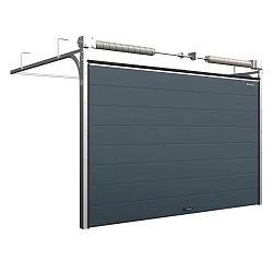 Секционные ворота 2600х2100 мм антрацитовые DoorHan rsd02